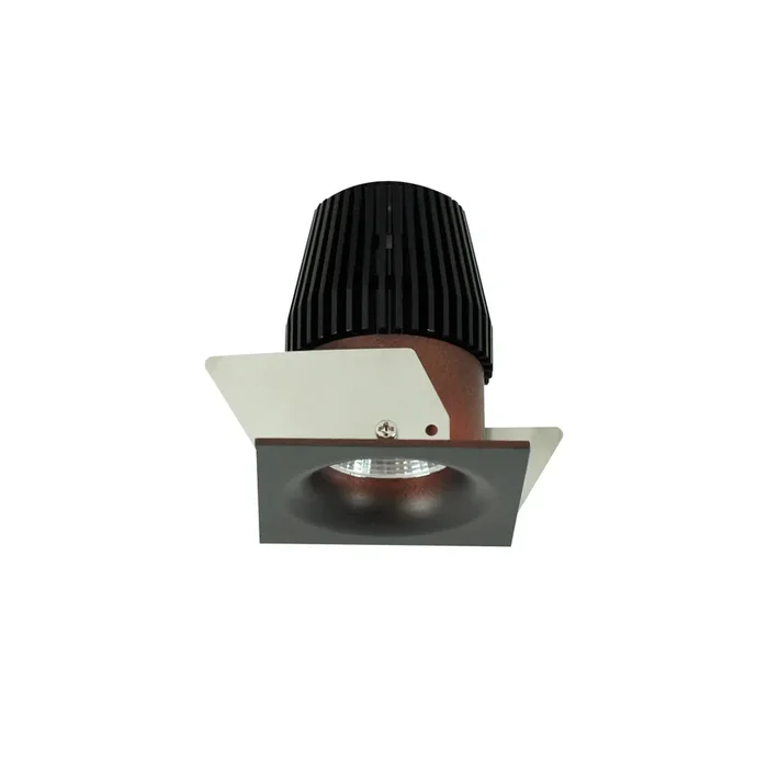 Nora 1 Inch Iolite Square Bullnose Regress Non-Adjustable Trim 800Lm 5000K Bronze For Iolite New Construction Housings Only (NIO-1SNB50XBZ)