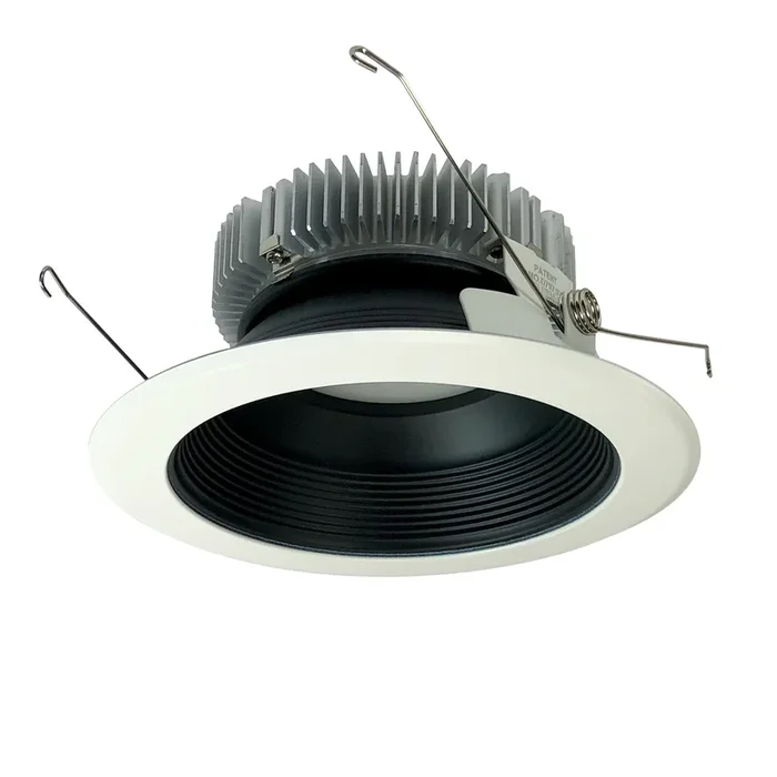 Nora 6 Inch Cobalt Dedicated High Lumen Baffle 2000Lm 3500K Black/White (NLCB2-6522035BW)