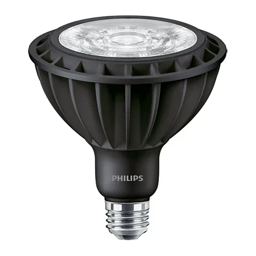 Philips 534636 33PAR38/PER/830/F25/DIM/120V B 6/1FB 33W LED PAR38 3000K 120V Dimmable 25 Degree Flood E26 Base High Lumen-Black Body (929001919704)