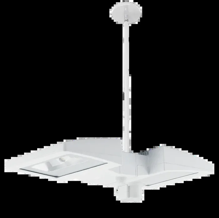 RAB LED Pendant 2X26W Warm Plus Mini Sensor Bi-Level White (PLED2X26YMSW/BL)