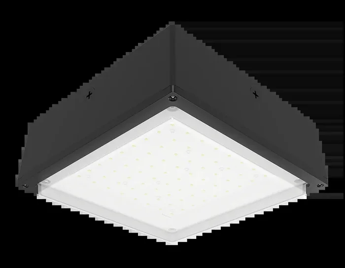 RAB VanLED 75W 3000K Drop Frosted Lens 480V 0-10V Bronze (VANLED75YFR/480)