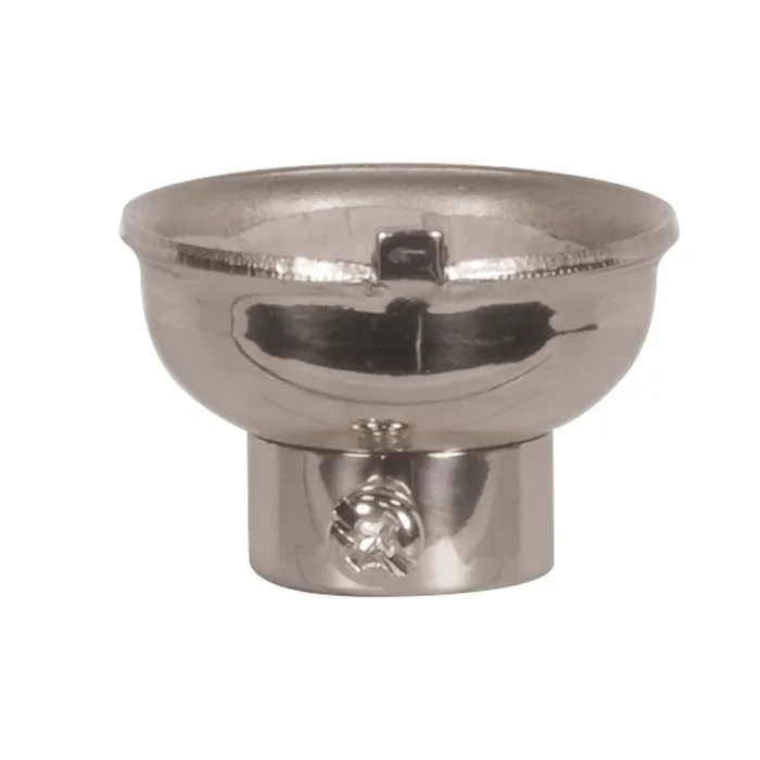 Satco – 80-1750 – Caps With Set Screw – Polished Nickel – 801750