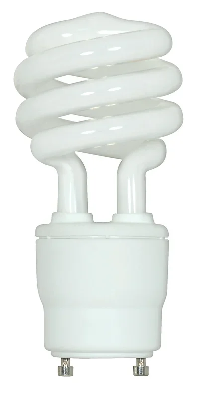 SATCO/NUVO 18GU24/27 18W Miniature Spiral Compact Fluorescent 2700K 82 CRI GU24 Base 120V (S8205)