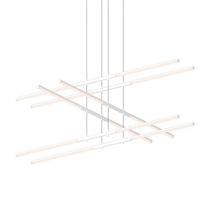 Sonneman – 2803.03 – LED Pendant – Tik-Tak – Satin White – 280303