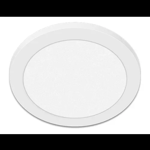Trace-Lite LED Surface Mount Downlight 7 Inch 12W 120VAC Color Switching 3000K-4000K-5000K White Finish (FJX-R7-12-CTK)