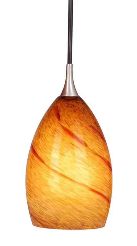 Vaxcel – One Light Mini Pendant – Milano – PD30119SN