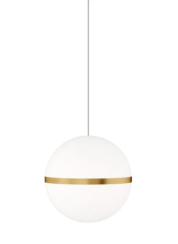 Visual Comfort Modern – 700FJHNENB – One Light Pendant – Hanea – Natural Brass – 700FJHNENB