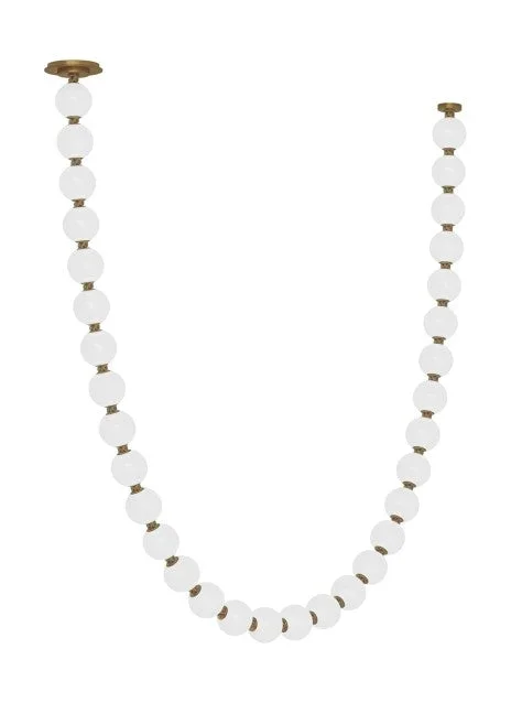 Visual Comfort Modern – SLCH23330NBR – LED Chandelier – Perle – Natural Brass – SLCH23330NBR
