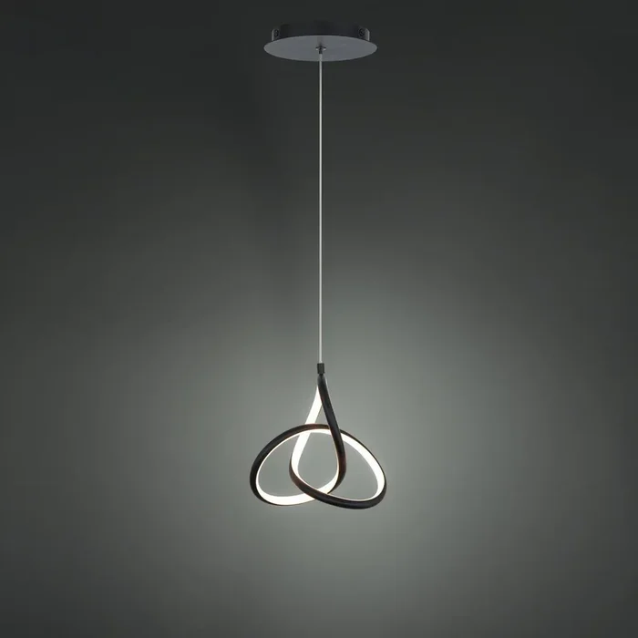 W.A.C. Lighting – PD-84907-BK – LED Mini Pendant – Vornado – Black – PD84907BK