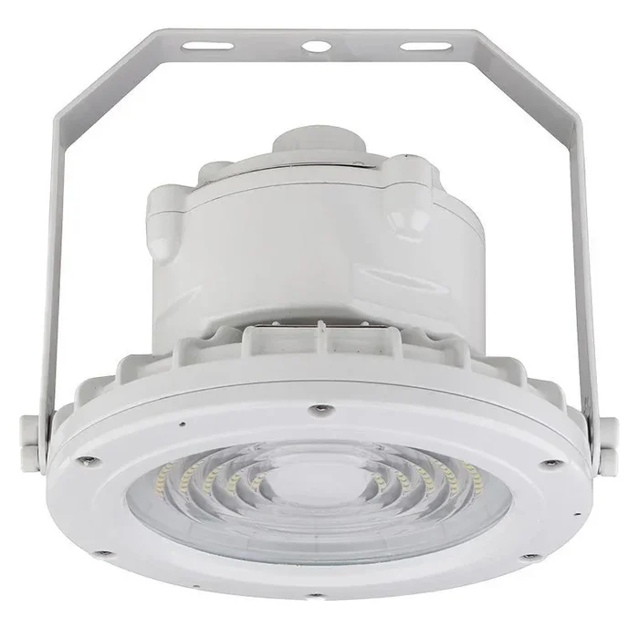 Westgate Manufacturing C1D2 Hazardous Location Round Flood High Bay 120-277V 60W 5000K Gray (EXPR-60W-50K)