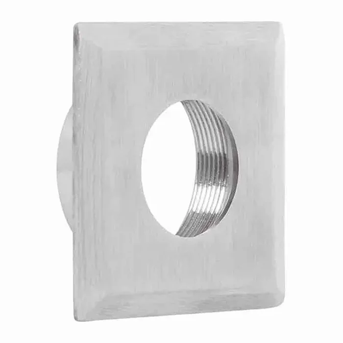 Westgate Manufacturing Square Stainless Steel Trim With Round Hole Brushed (IGL-1W-TRM-SS-SQR)
